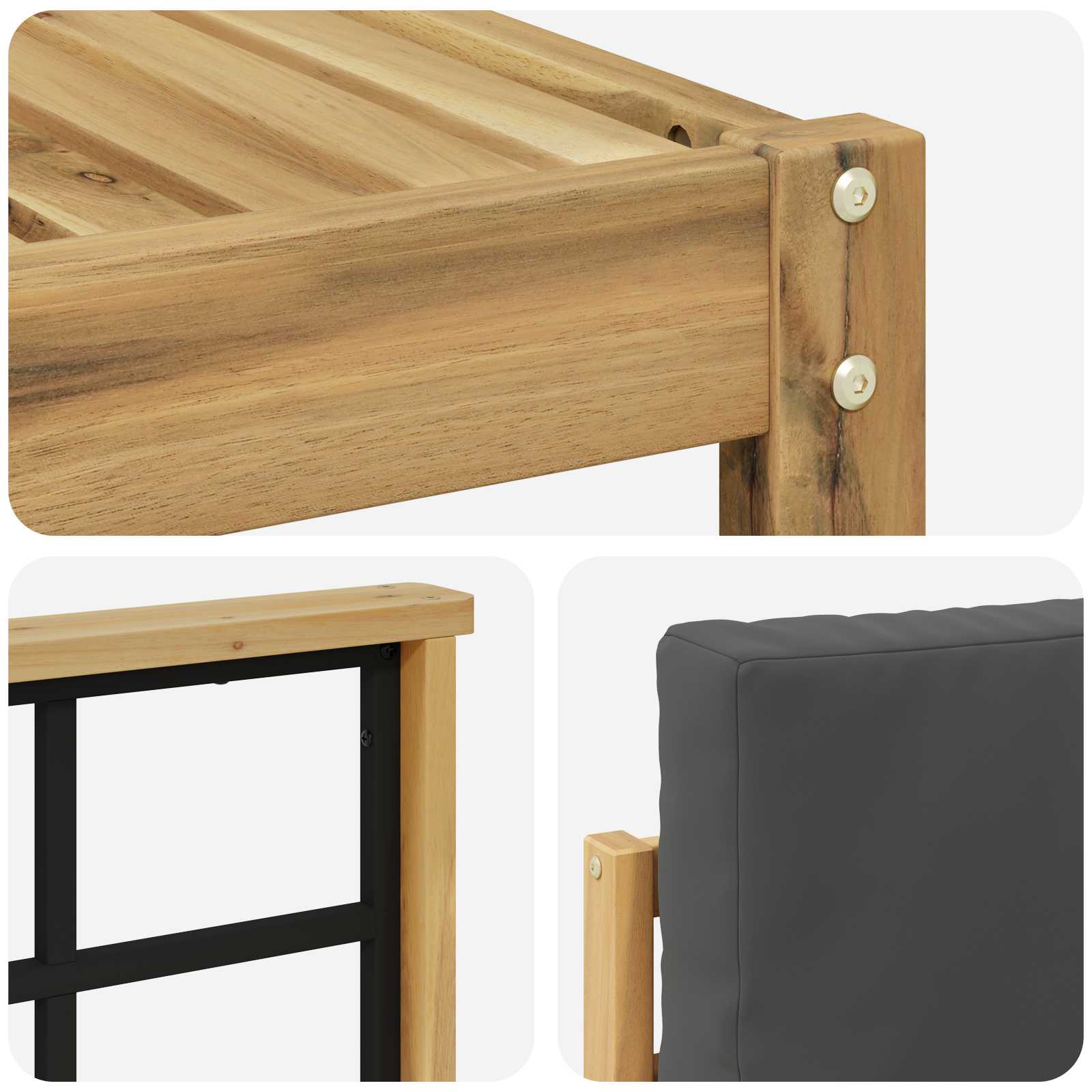 Outdoor-Sofagarnitur 4 pcs