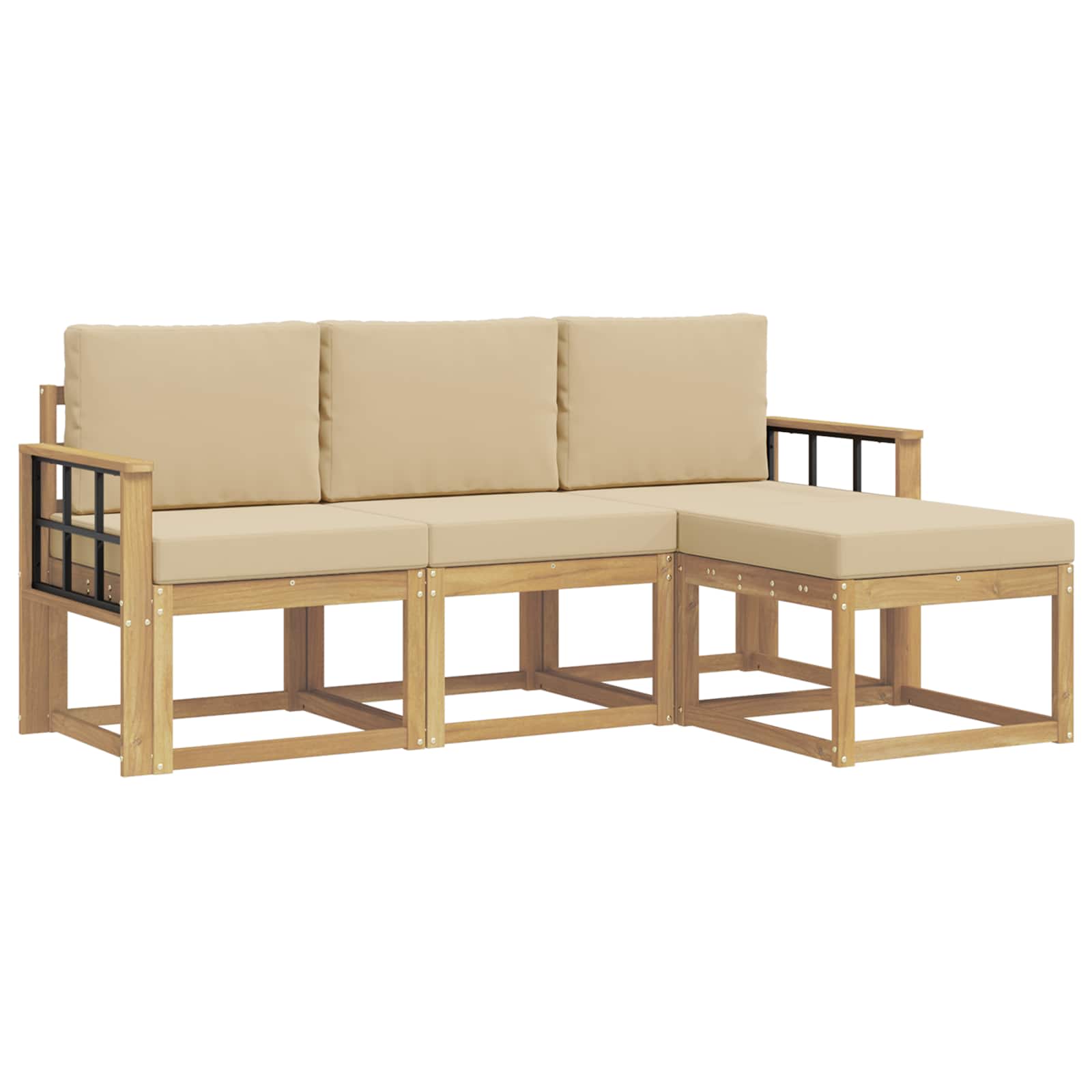 Outdoor-Sofagarnitur 4 pcs