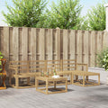 Outdoor-Sofagarnitur 6 pcs Weiß 59 x 59 x 37 cm