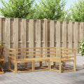 Outdoor-Sofagarnitur 4 pcs Weiß 185,5 x 126,5 x 73 cm