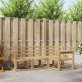 Outdoor-Sofagarnitur 4 pcs Weiß 187,5 x 128,5 x 73 cm