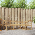Outdoor-Sofagarnitur 4 pcs Weiß 185,5 x 126,5 x 73 cm
