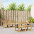 Outdoor-Sofagarnitur 8 pcs Weiß Massivholz Akazie