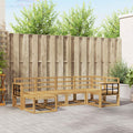 Outdoor-Sofagarnitur 6 pcs Weiß Massivholz Akazie