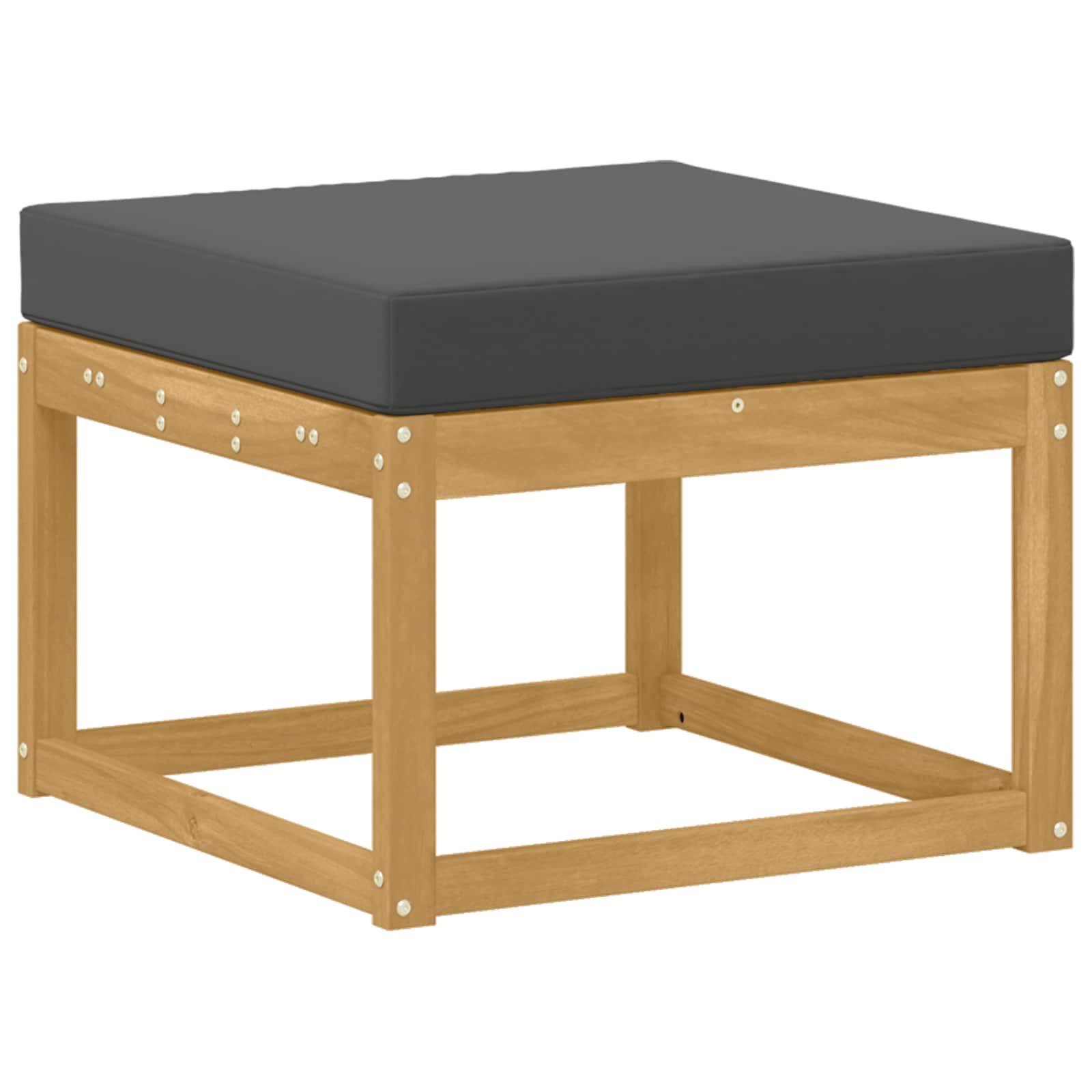 Outdoor-Sofagarnitur 8 pcs Weiß und Anthrazit Polyester