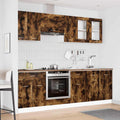 Küchenschrank-Set mit Tür Lyon 8 pcs Räuchereiche Holzwerkstoff