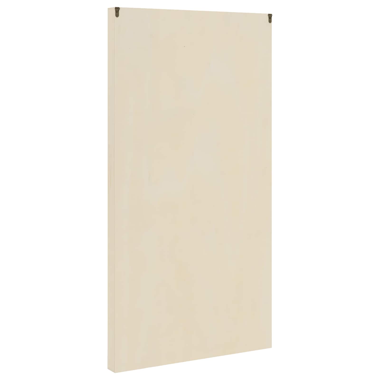 Wanddisplay-Case mit Regal Beige 50 x 4,5 x 96 cm Holzwerkstoff