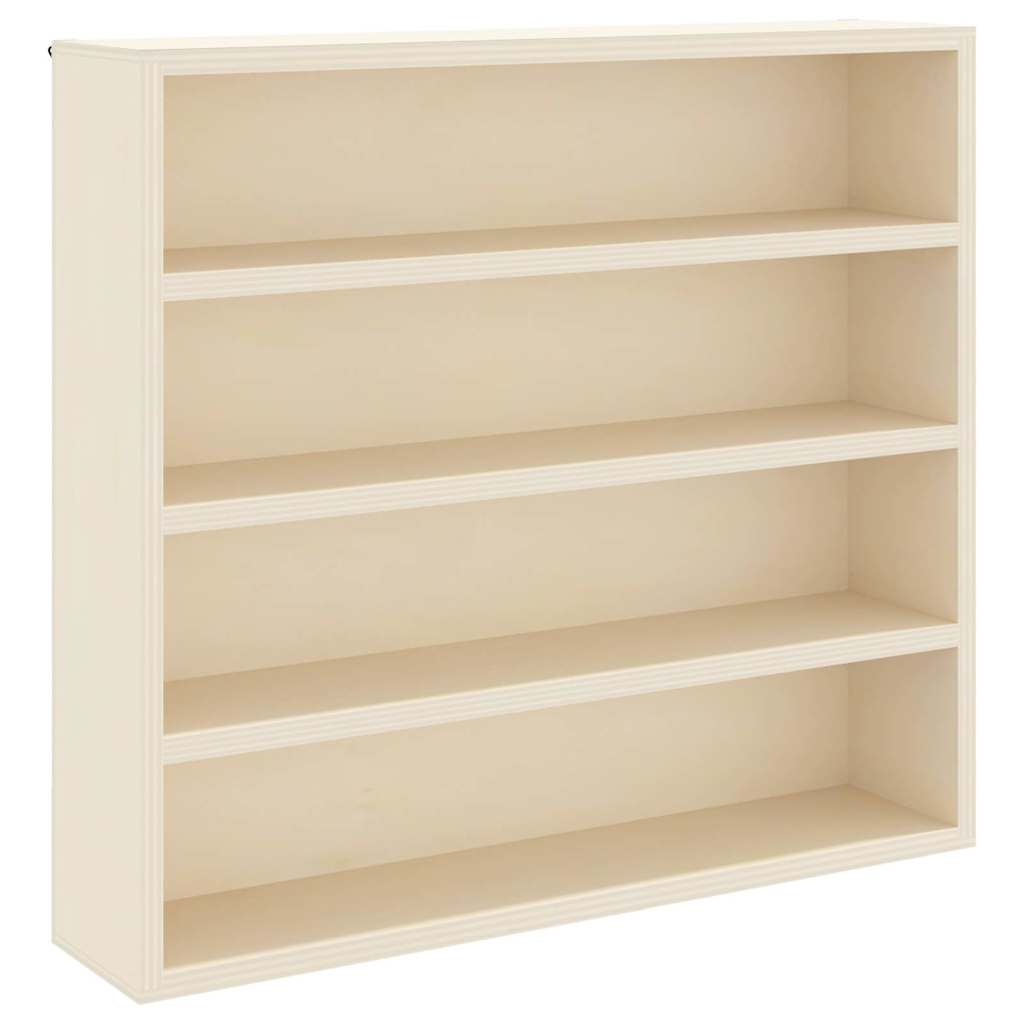 Wanddisplay-Case mit Regal Beige 40 x 8,5 x 37 cm Holzwerkstoff