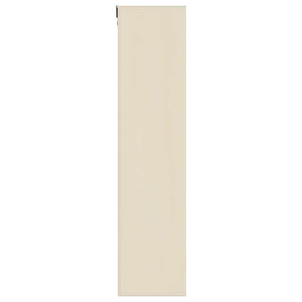 Wanddisplay-Case mit Regal Beige 40 x 8,5 x 37 cm Holzwerkstoff