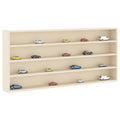 Wanddisplay-Case mit Regal Beige 80 x 8,5 x 36 cm Holzwerkstoff