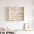 Wanddisplay-Case mit Regal Beige 60 x 8,5 x 54 cm Sperrholz