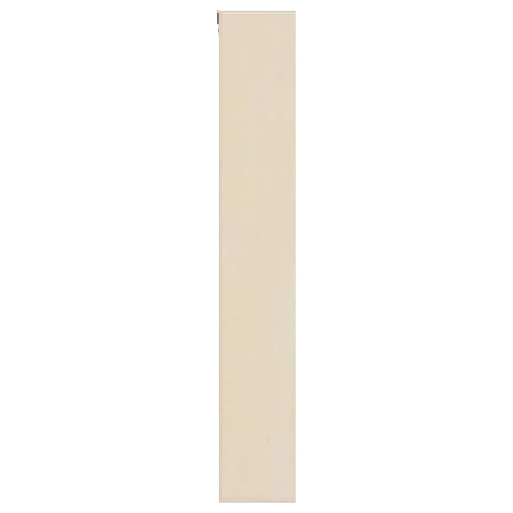 Wanddisplay-Case mit Regal Beige 60 x 8,5 x 54 cm Sperrholz