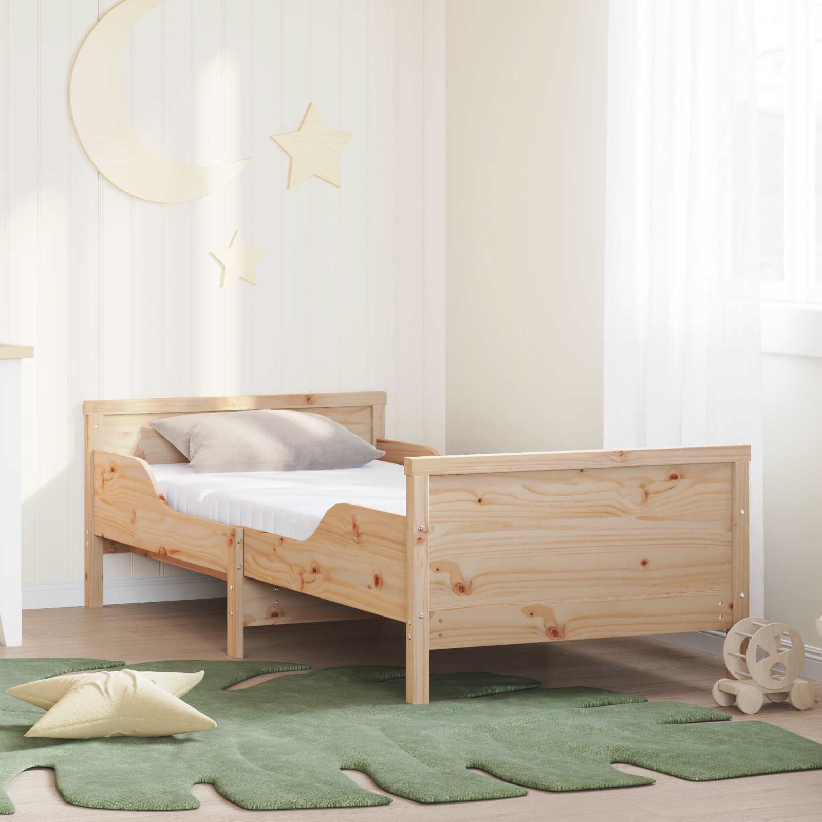 Erweiterbare Schaumstoffmatratze 80 x 200 cm Weiß