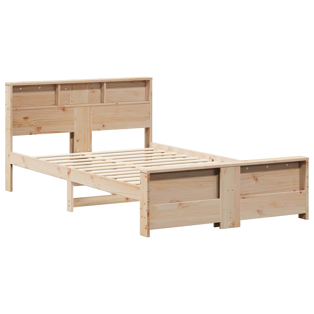 Bettrahmen mit Kopfteil Braun 120 x 190 cm Holzwerkstoff