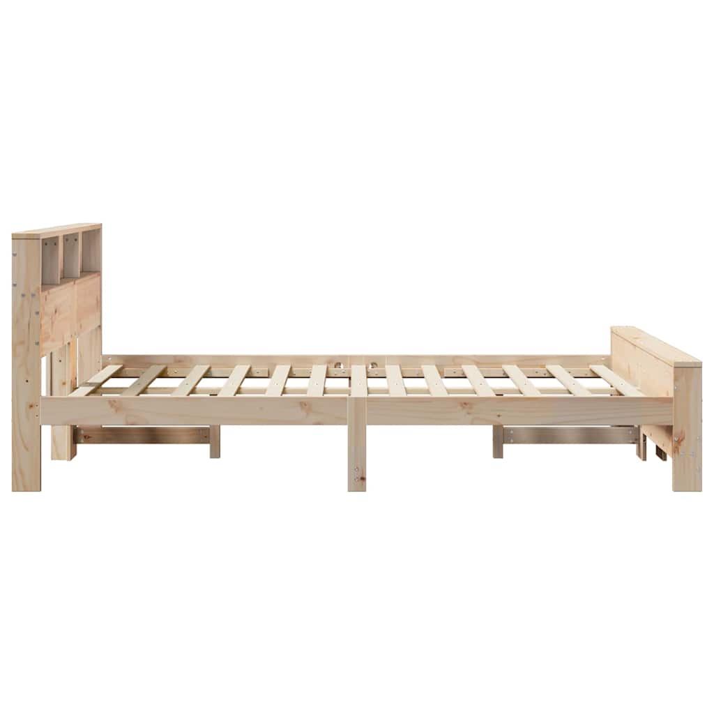 Bettrahmen mit Kopfteil Braun 120 x 190 cm Holzwerkstoff