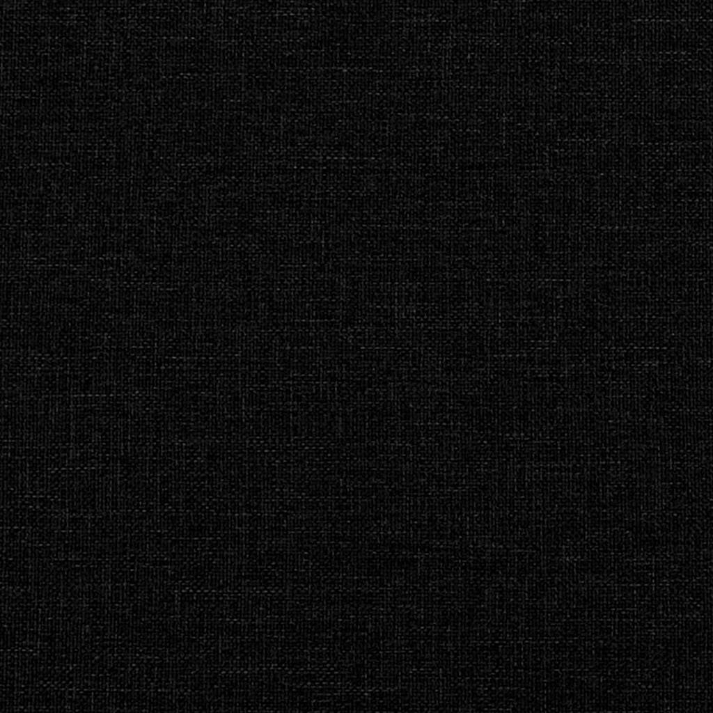 Bettrahmen Schwarz 100 x 200 cm Massives Kiefernholz