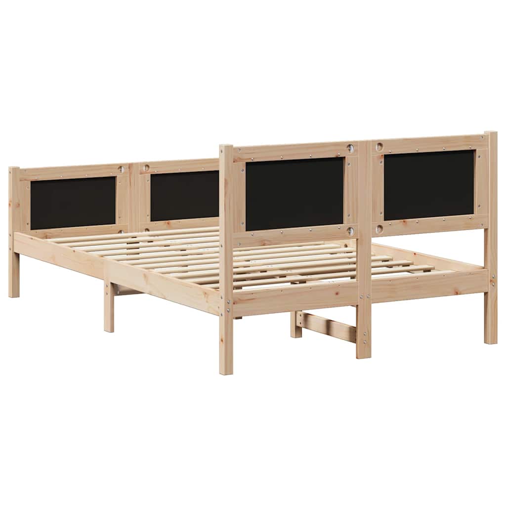 Bettrahmen mit Kopfteil Taupe 120 x 190 cm Stoff