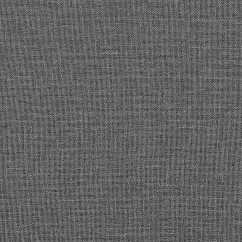 Bettgestell Braun und Dunkelgrau 150 x 200 cm Massivholz Kiefer