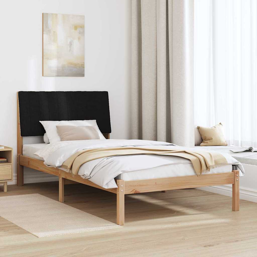 Bettrahmen mit Kopfteil Braun 100 x 200 cm Massives Kiefernholz