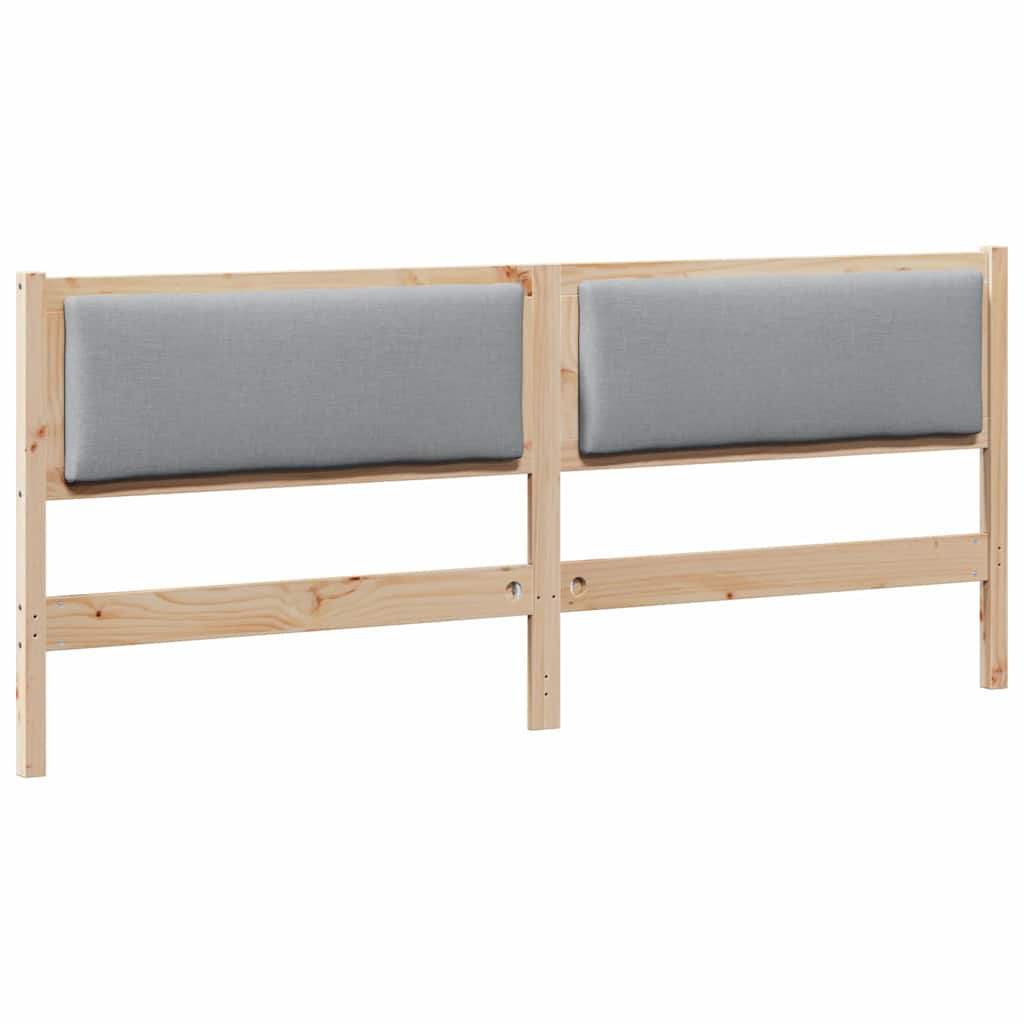 Kopfteil Braun Massivholz Kiefer