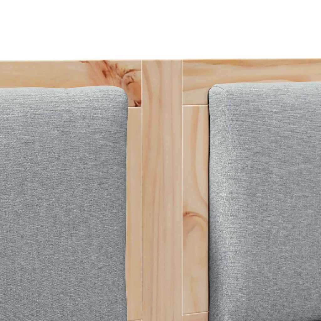 Kopfteil Braun Massivholz Kiefer