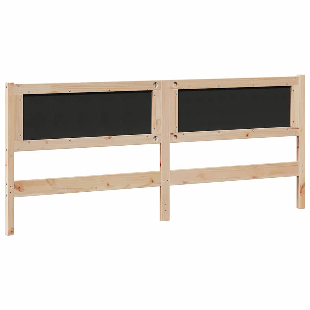 Kopfteil Braun Massivholz Kiefer