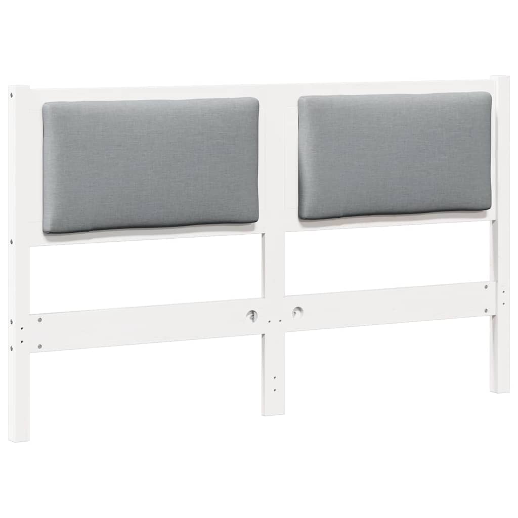 Kopfteil Sonstiges Weiß 160 cm Massivholz Kiefer