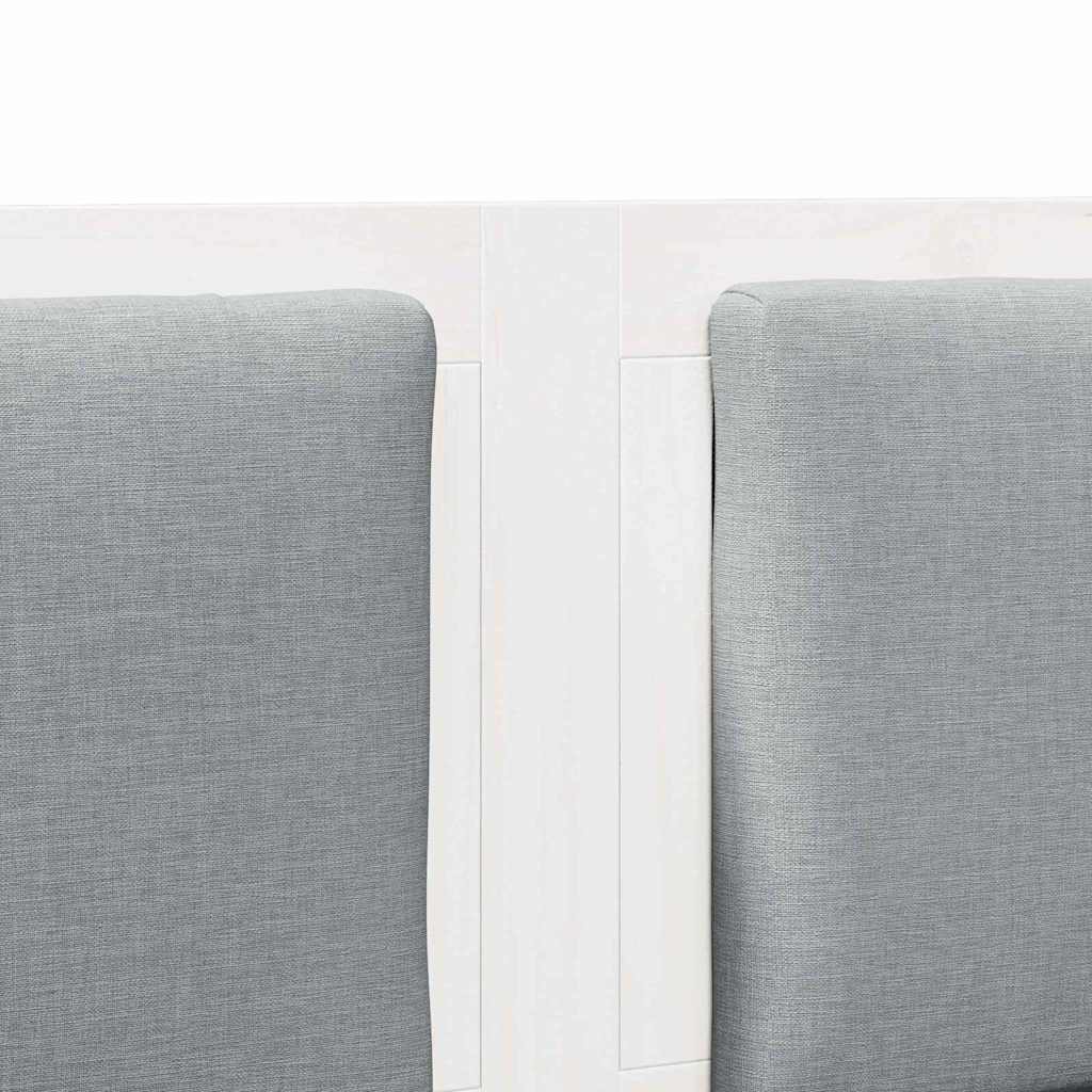 Kopfteil Sonstiges Weiß 140 cm Massivholz Kiefer