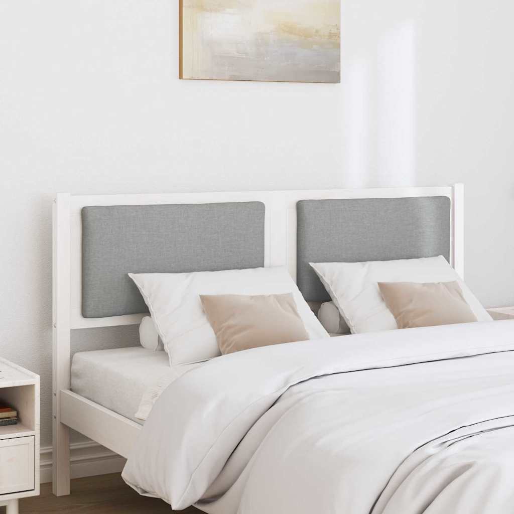 Kopfteil Sonstiges Weiß 140 cm Massivholz Kiefer