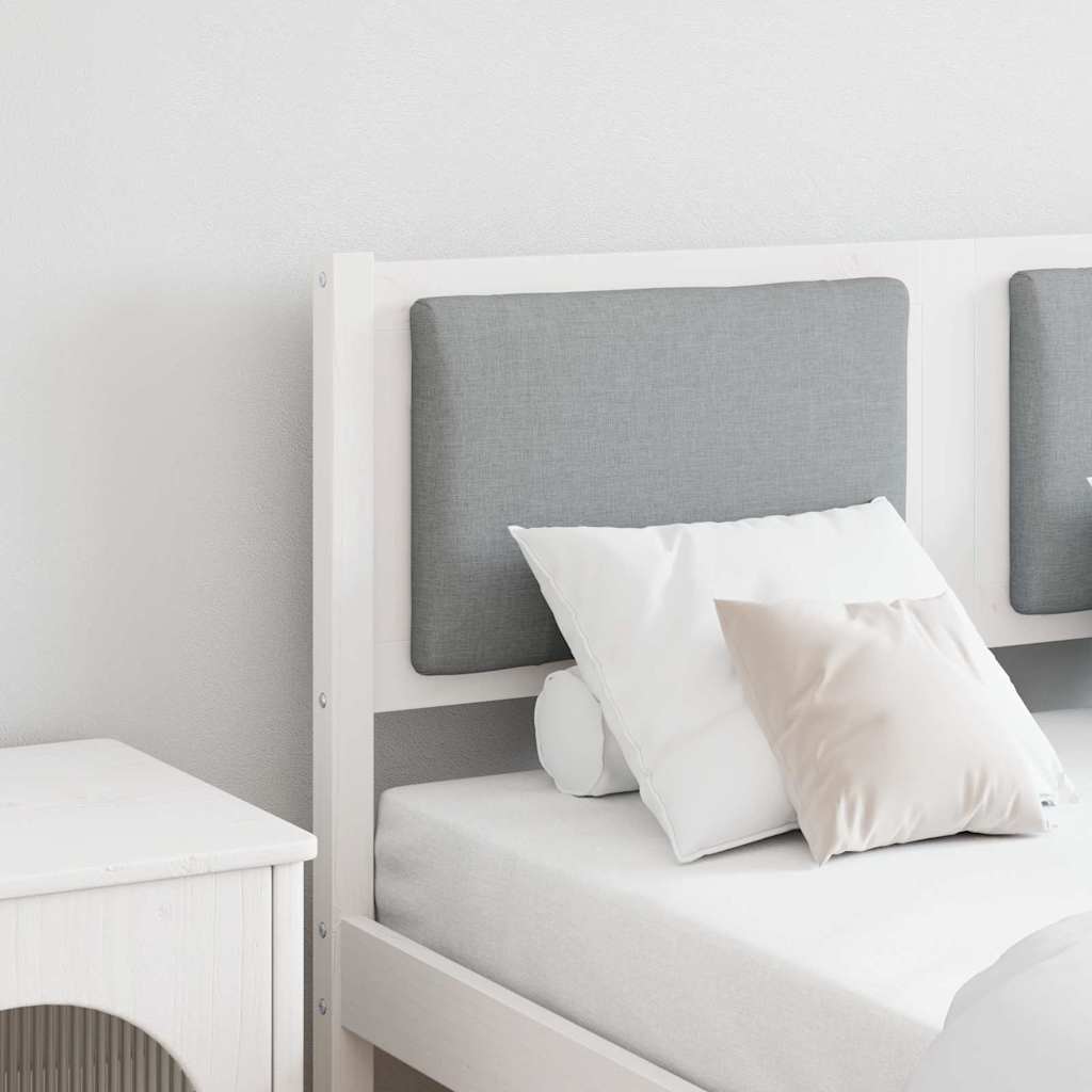 Kopfteil Sonstiges Weiß 120 cm Massivholz Kiefer