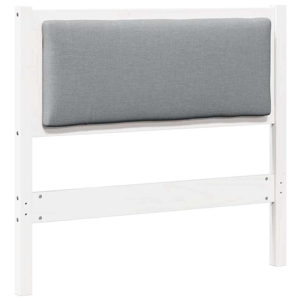 Kopfteil Sonstiges Weiß 90 cm Massivholz Kiefer