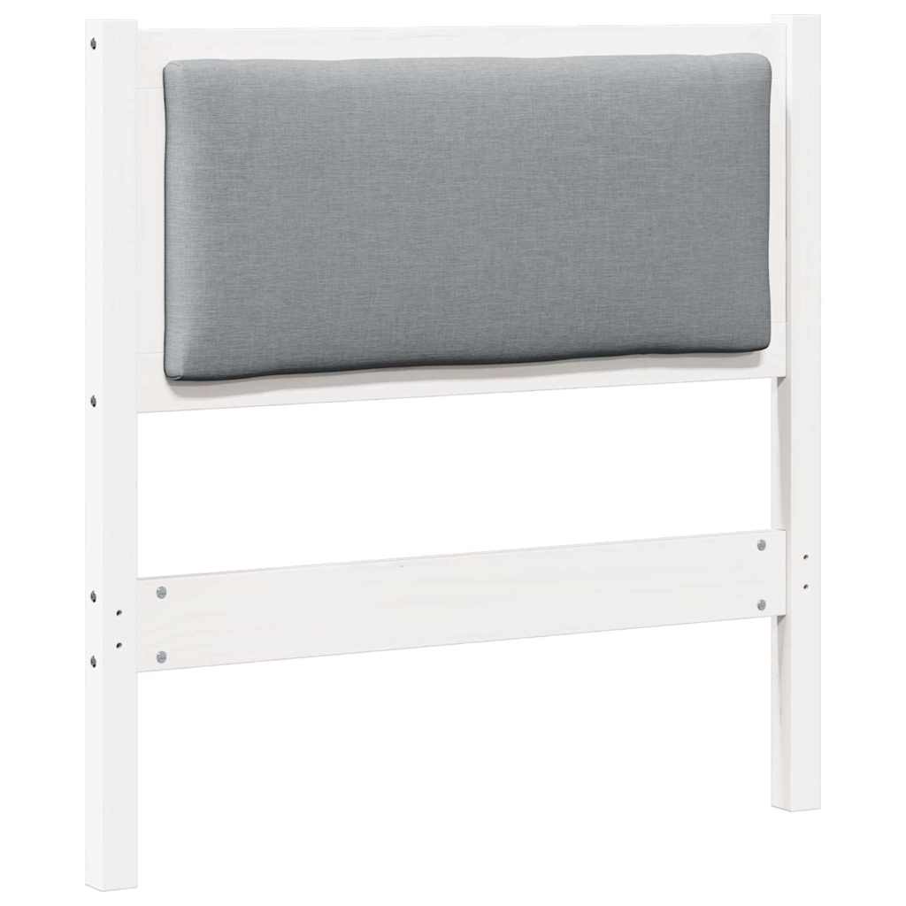 Kopfteil Sonstiges Weiß 80 cm Massivholz Kiefer