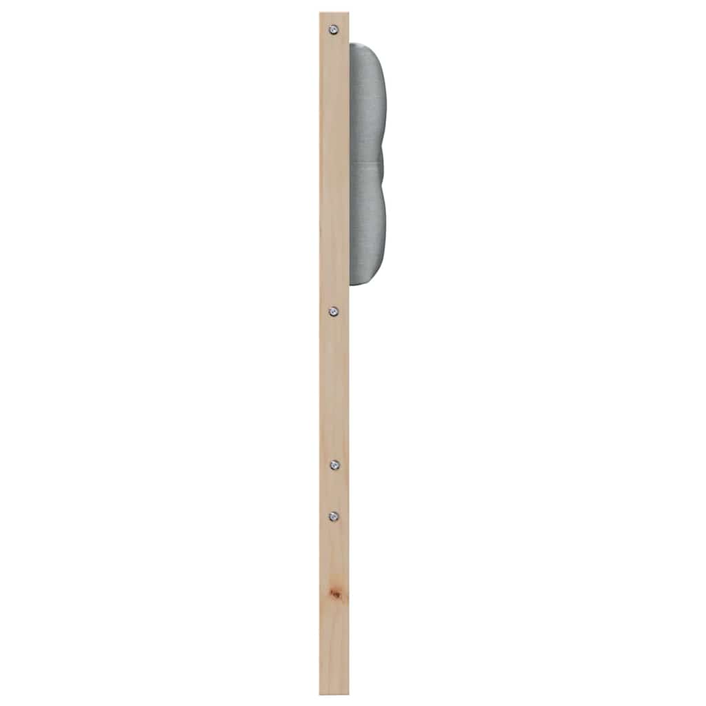 Kopfteil Sonstiges Braun und hellgrau 200 cm Massivholz Kiefer