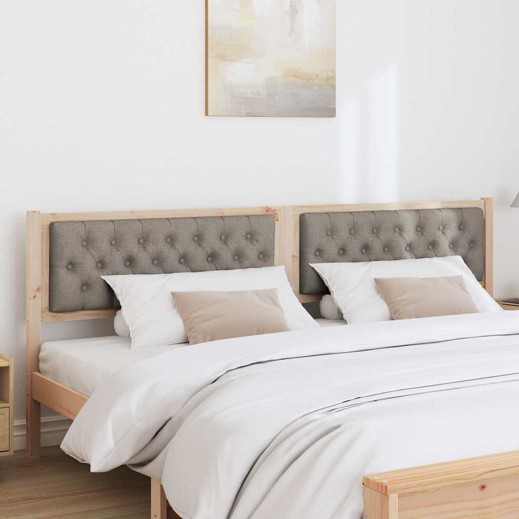Kopfteil Sonstiges Braun und Taupe 200 cm Massivholz Kiefer