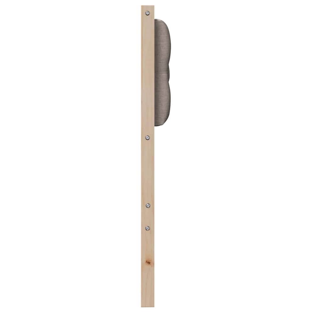 Kopfteil Sonstiges Braun und Taupe 200 cm Massivholz Kiefer