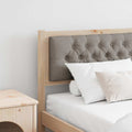 Kopfteil Sonstiges Braun und Taupe 180 cm Massivholz Kiefer