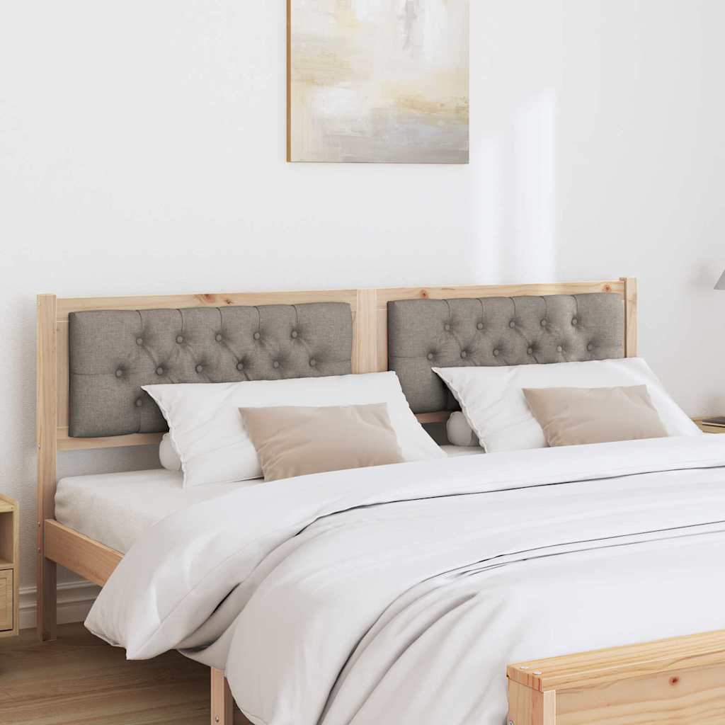 Kopfteil Sonstiges Braun und Taupe 180 cm Massivholz Kiefer