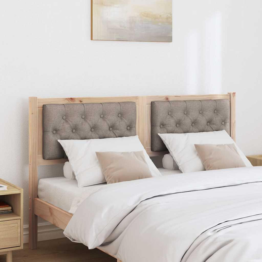 Kopfteil Sonstiges Braun und Taupe 150 cm Massivholz Kiefer