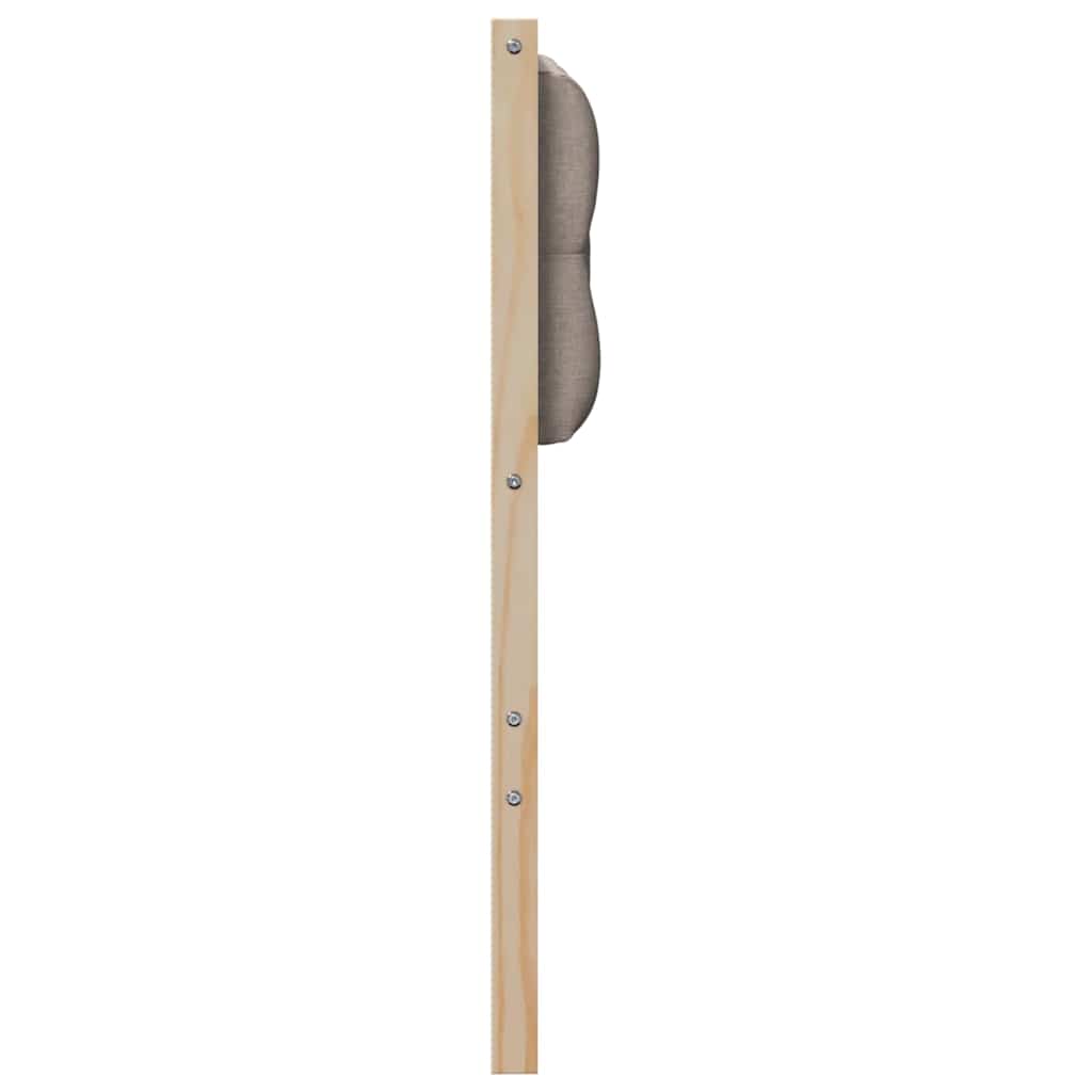 Kopfteil Sonstiges Braun und Taupe 150 cm Massivholz Kiefer