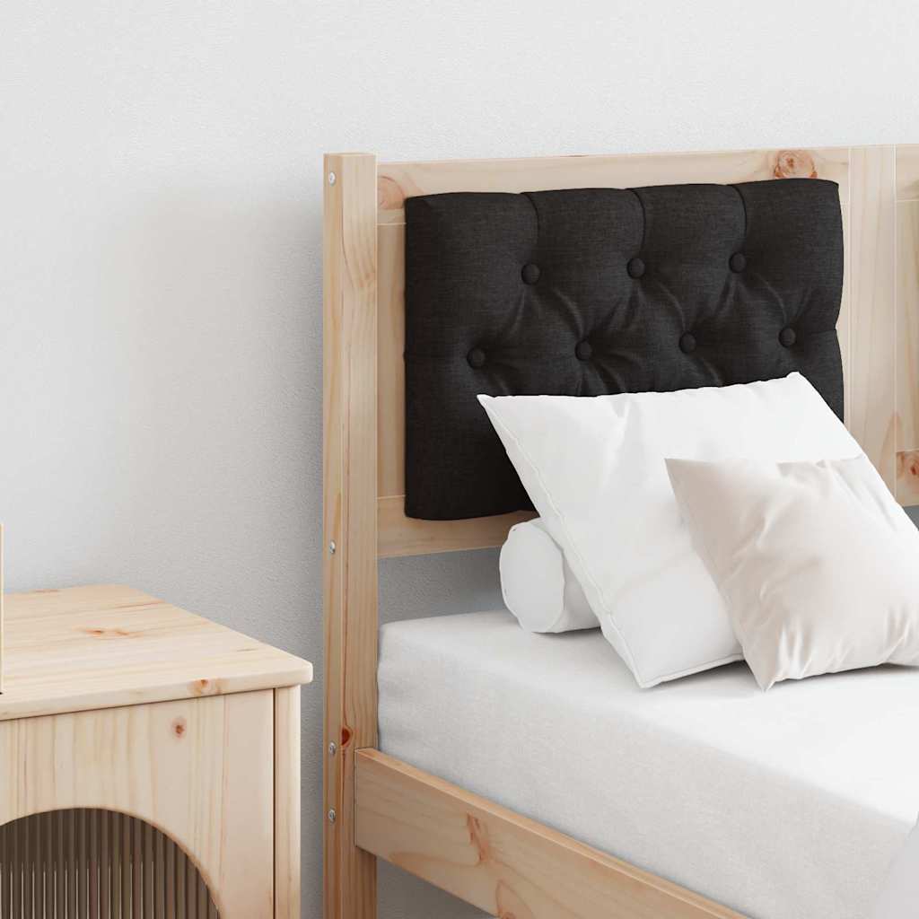 Kopfteil Sonstiges Braun und Schwarz 135 cm Massivholz Kiefer