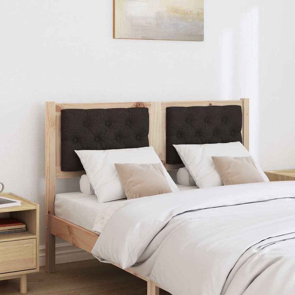 Kopfteil Sonstiges Braun und Schwarz 135 cm Massivholz Kiefer