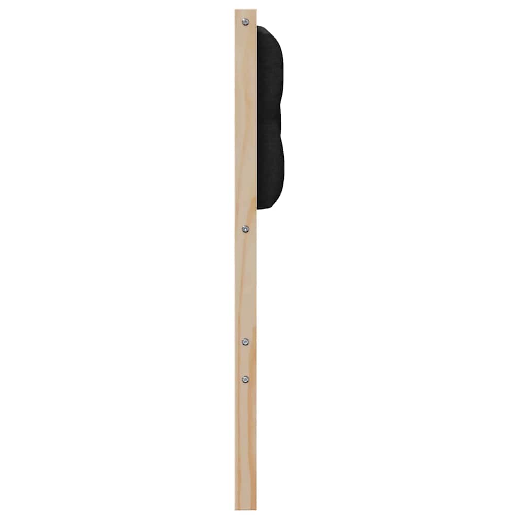 Kopfteil Sonstiges Braun und Schwarz 135 cm Massivholz Kiefer