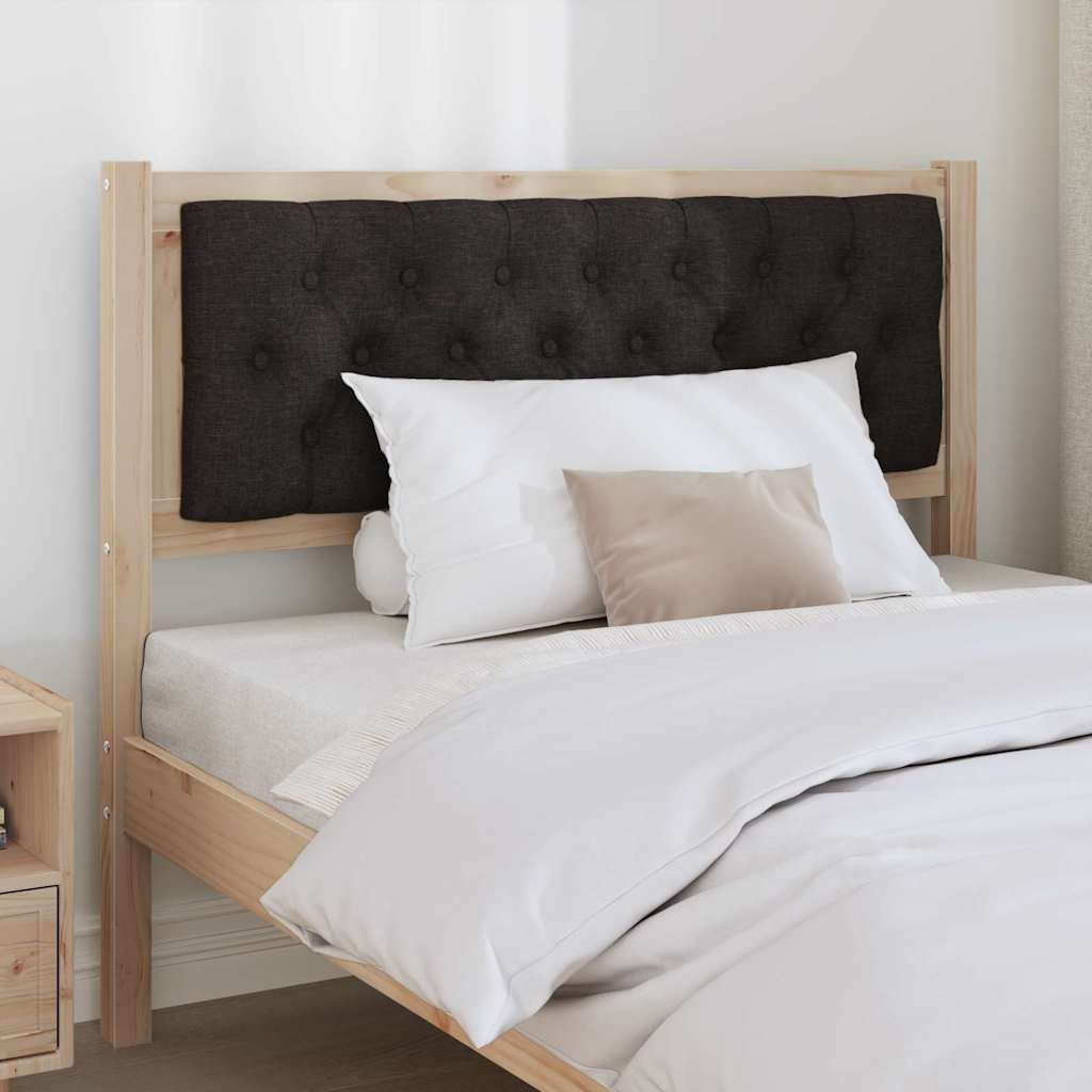 Kopfteil Sonstiges Braun und Schwarz 100 cm Massivholz Kiefer