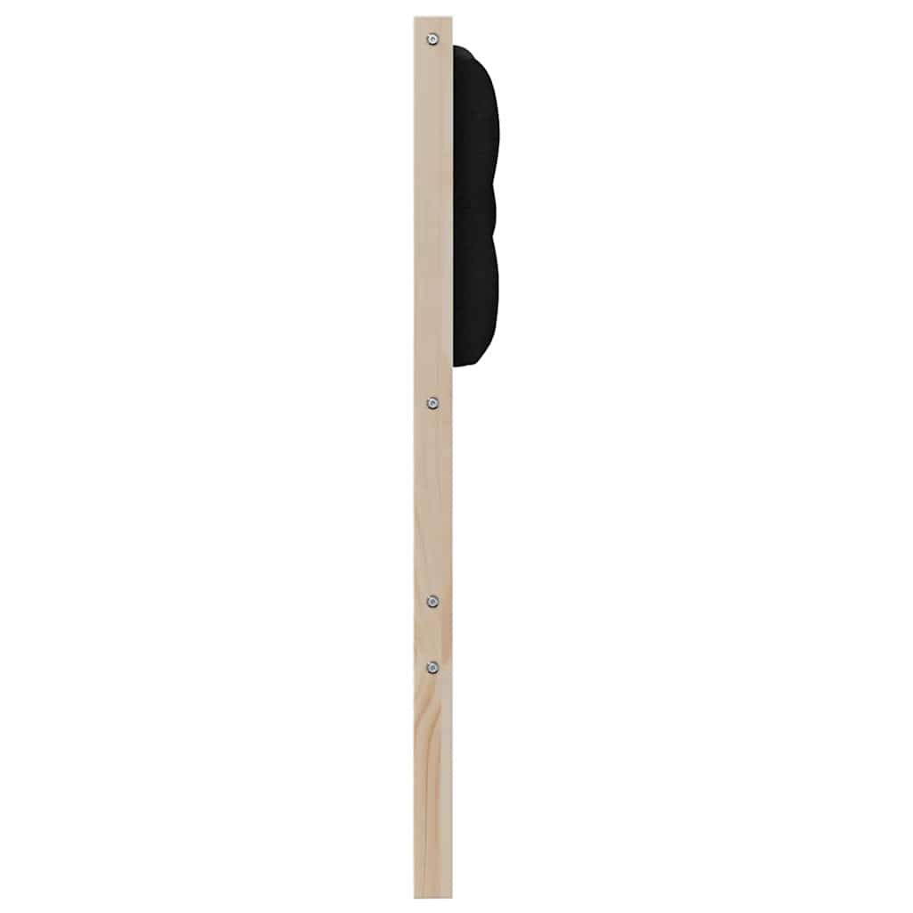 Kopfteil Sonstiges Braun und Schwarz 100 cm Massivholz Kiefer