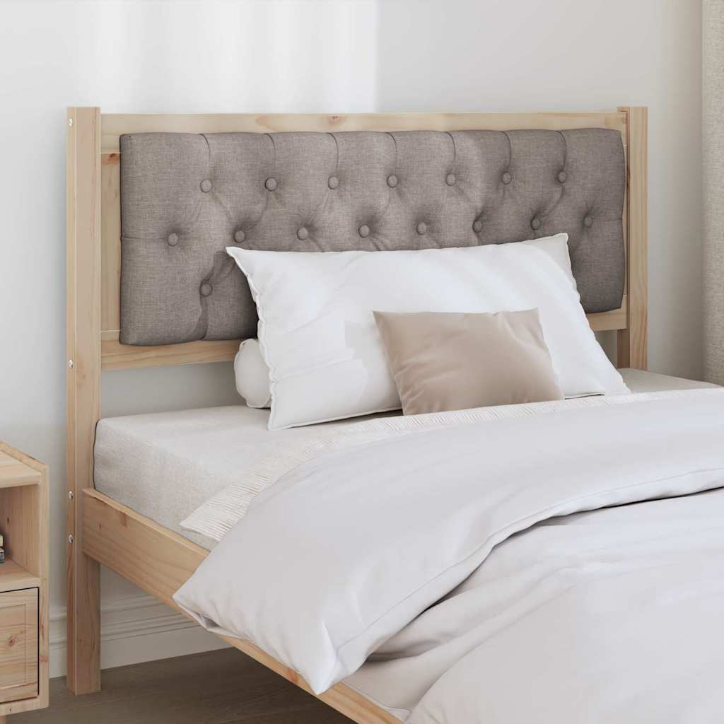 Kopfteil Sonstiges Braun und Taupe 100 cm Massivholz Kiefer