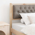 Kopfteil Sonstiges Braun und Taupe 90 cm Massivholz Kiefer