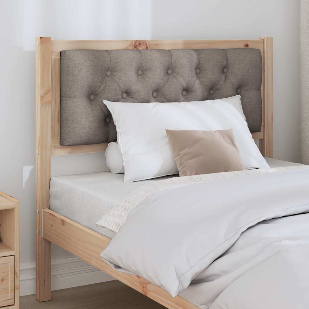 Kopfteil Sonstiges Braun und Taupe 90 cm Massivholz Kiefer