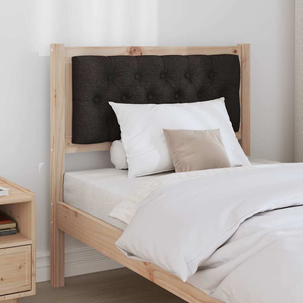 Kopfteil Sonstiges Braun und Schwarz 80 cm Massivholz Kiefer