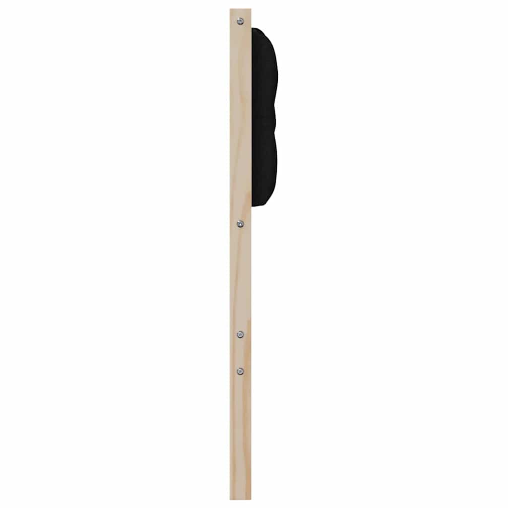 Kopfteil Sonstiges Braun und Schwarz 80 cm Massivholz Kiefer