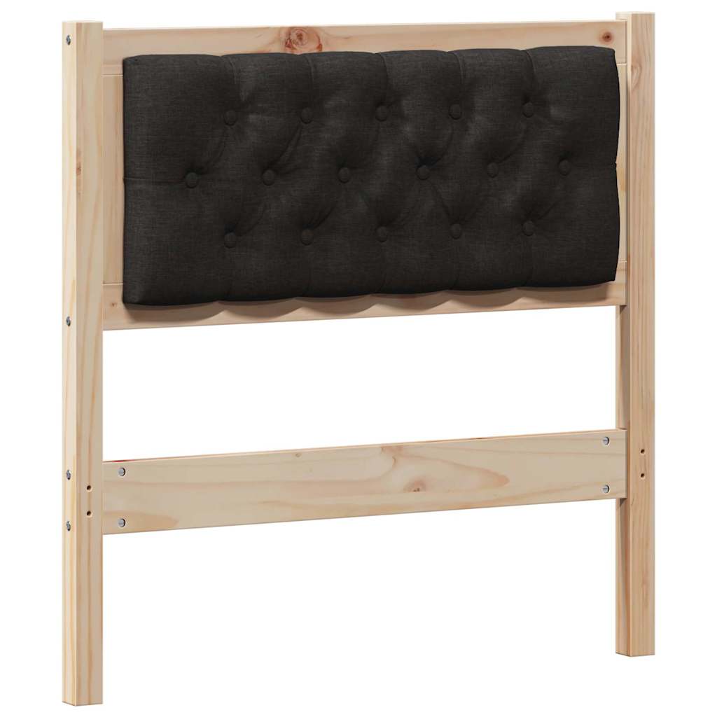 Kopfteil Sonstiges Braun und Schwarz 75 cm Massivholz Kiefer